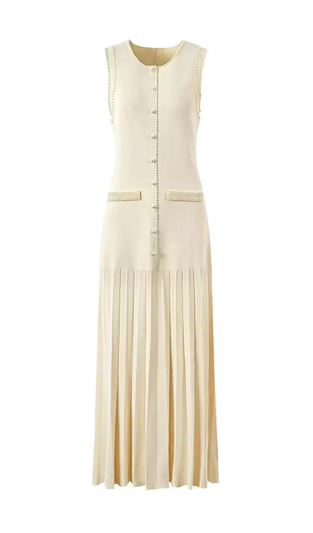 Fatin Knit Beaded Cardigan & Midi Dress Flowering Girl