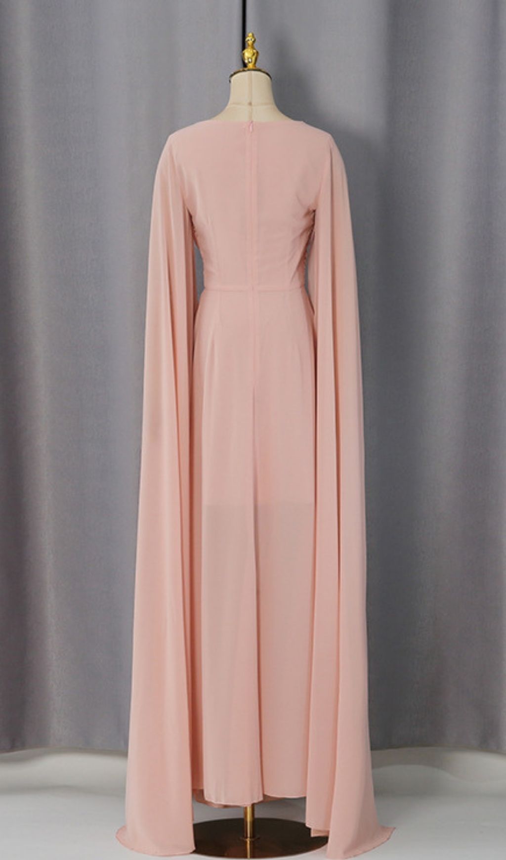 Kiyoye Pink Ruched Maxi Dress Flowering Girl