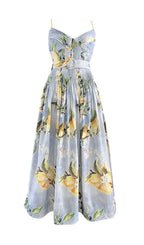 Eadlyn Printed Strappy Maxi Dress Flowering Girl