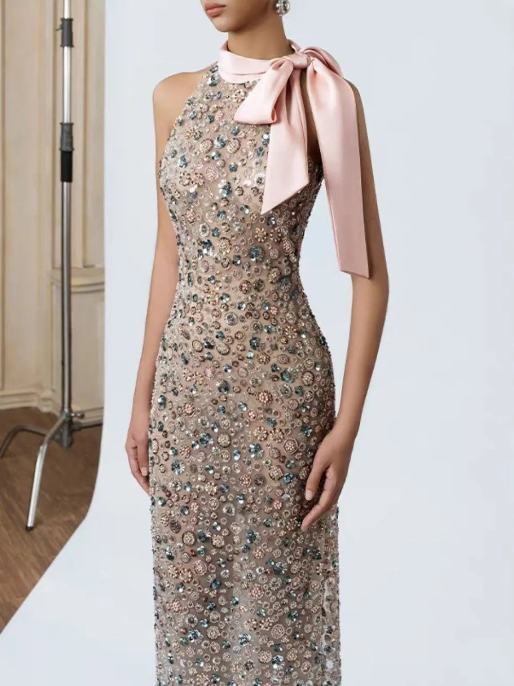 Madalynn Sleeveless Embellished Maxi Dress Flowering Girl