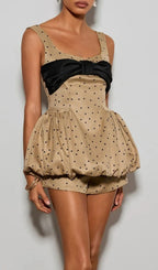 Dovric Dot Bubble Mini Dress Set Flowering Girl