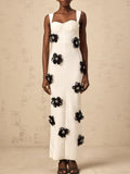 Arely Flower Maxi Bandage Dress Flowering Girl