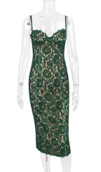 Forest Lace Midi Dress Flowering Girl