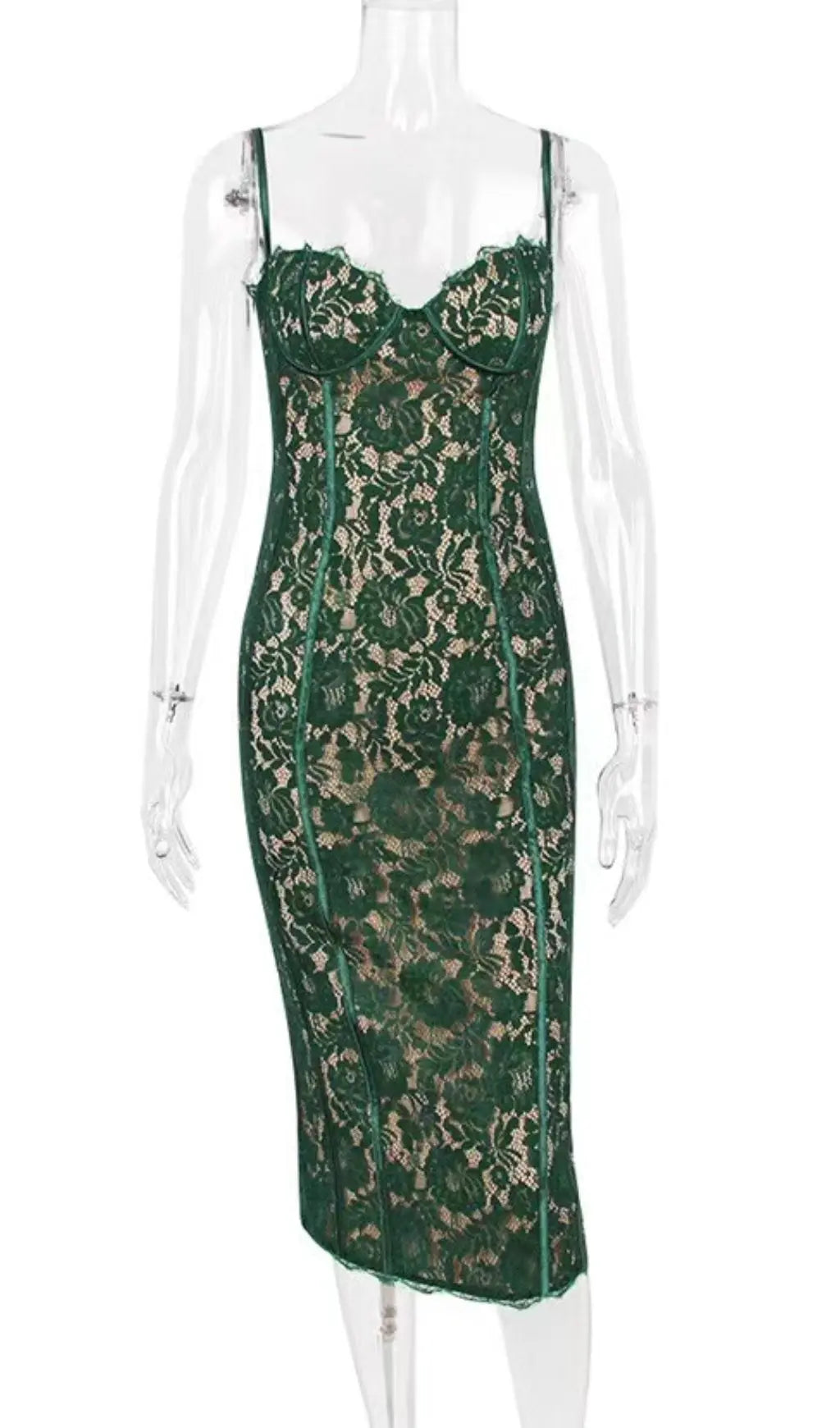 Forest Lace Midi Dress Flowering Girl