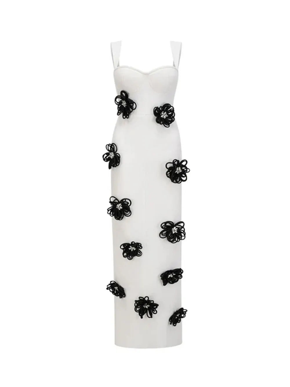 Arely Flower Maxi Bandage Dress Flowering Girl