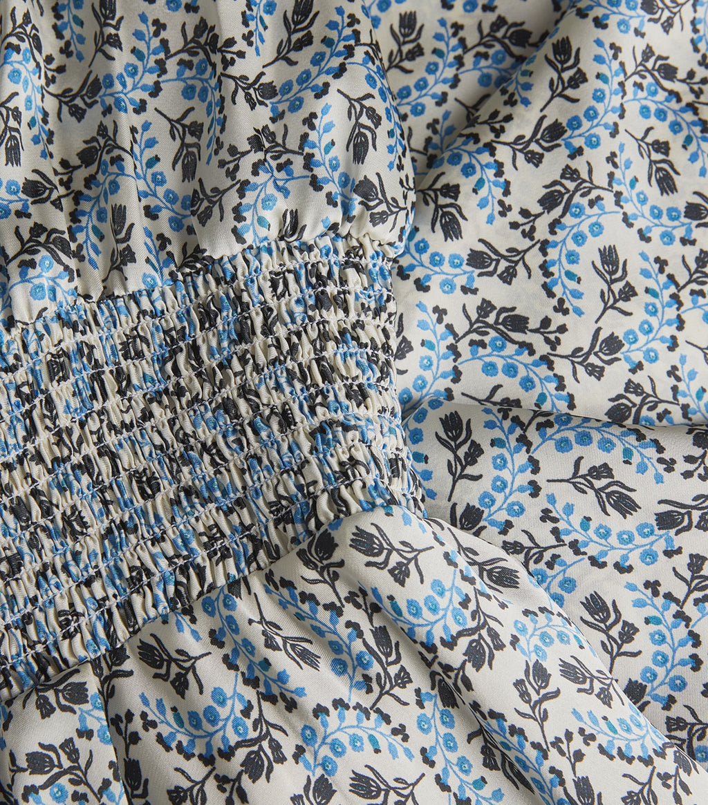CROP TOP PRINTED SATIN SKIRT SUIT Flowering Girl