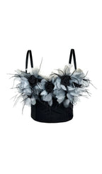 Dewei Flower Crop Top Flowering Girl