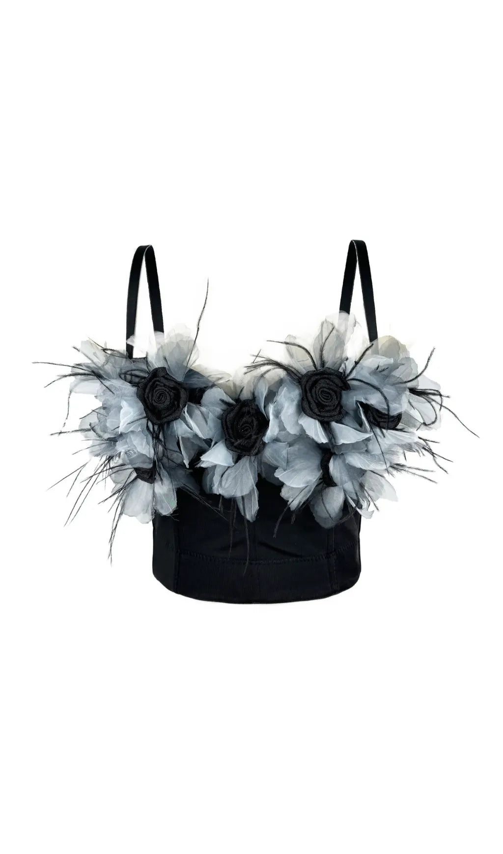 Dewei Flower Crop Top Flowering Girl
