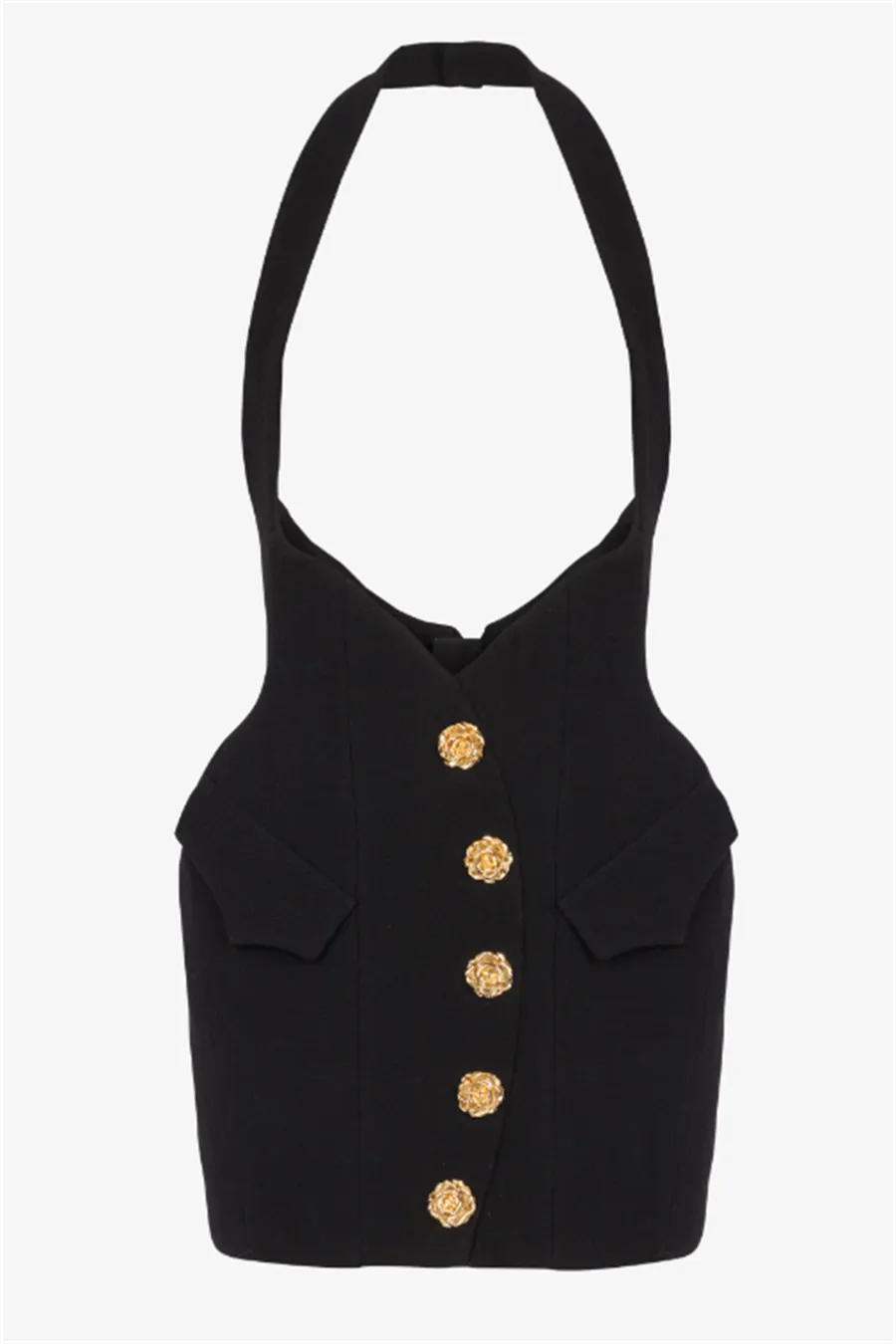 Belen Roses Buttons Embellished Blazer Flowering Girl