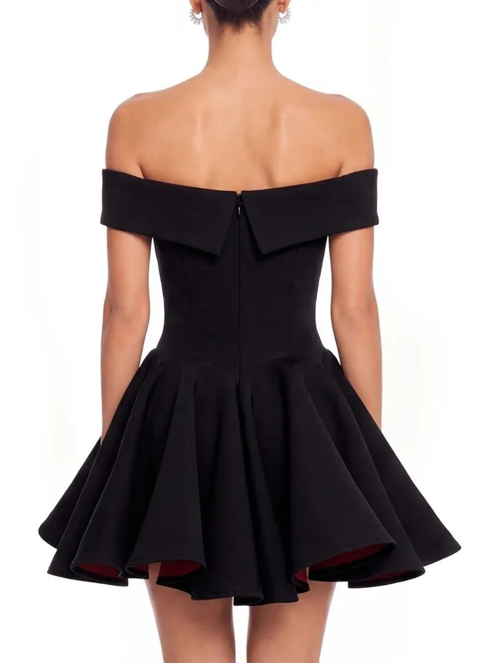 Drynex Off Shoulder Red Sole Mini Dress Flowering Girl