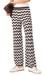 Zig Zag Crochet Trousers Flowering Girl