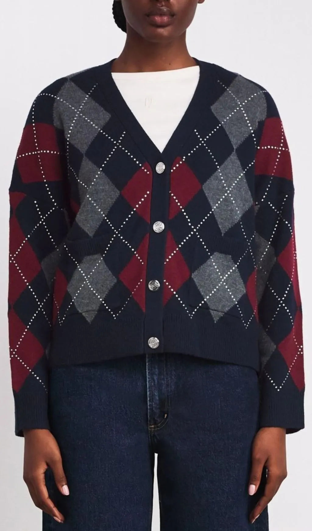 Howell Argyle Cardigan Flowering Girl