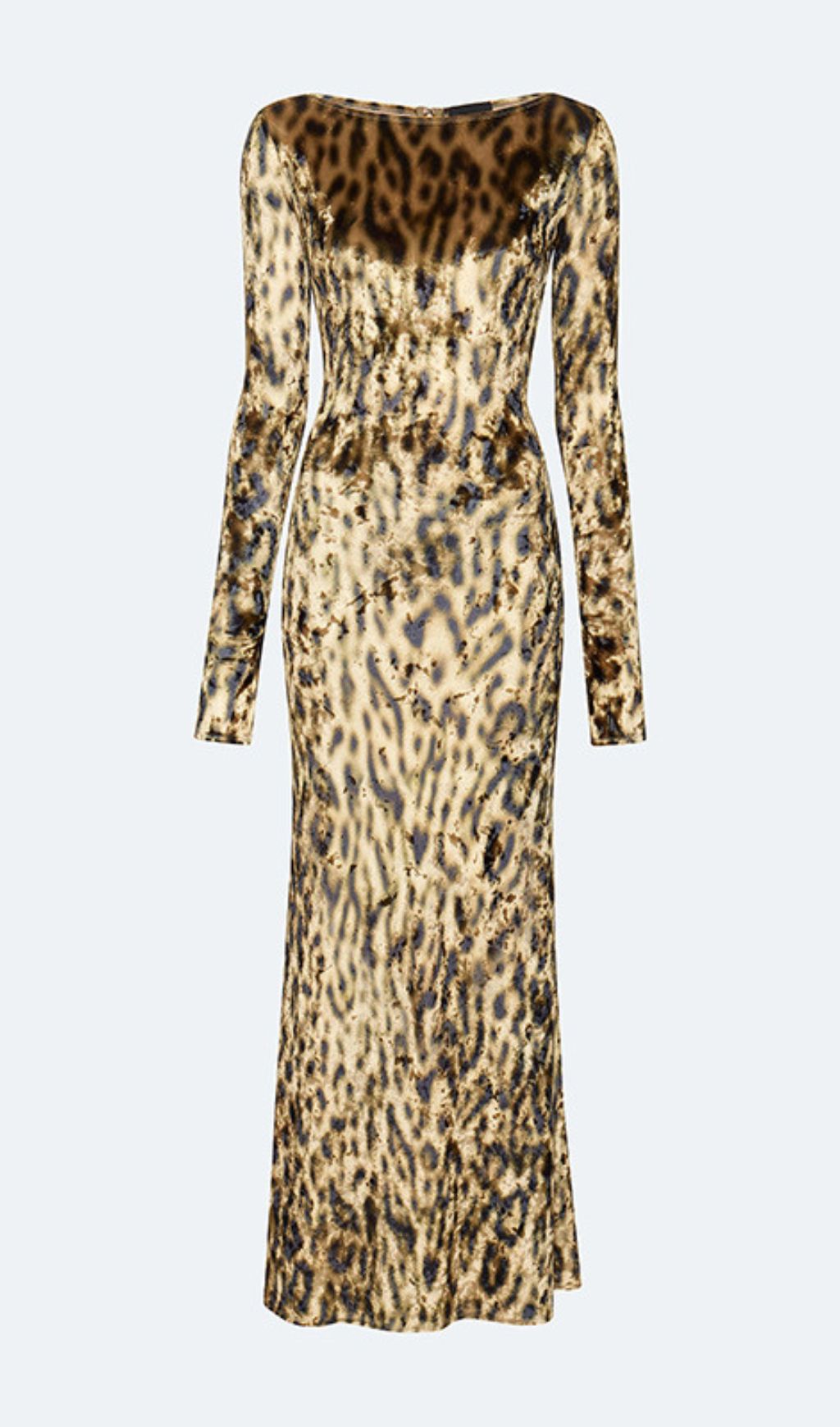 Gethin Leopard Long Sleeve Maxi Dress Flowering Girl