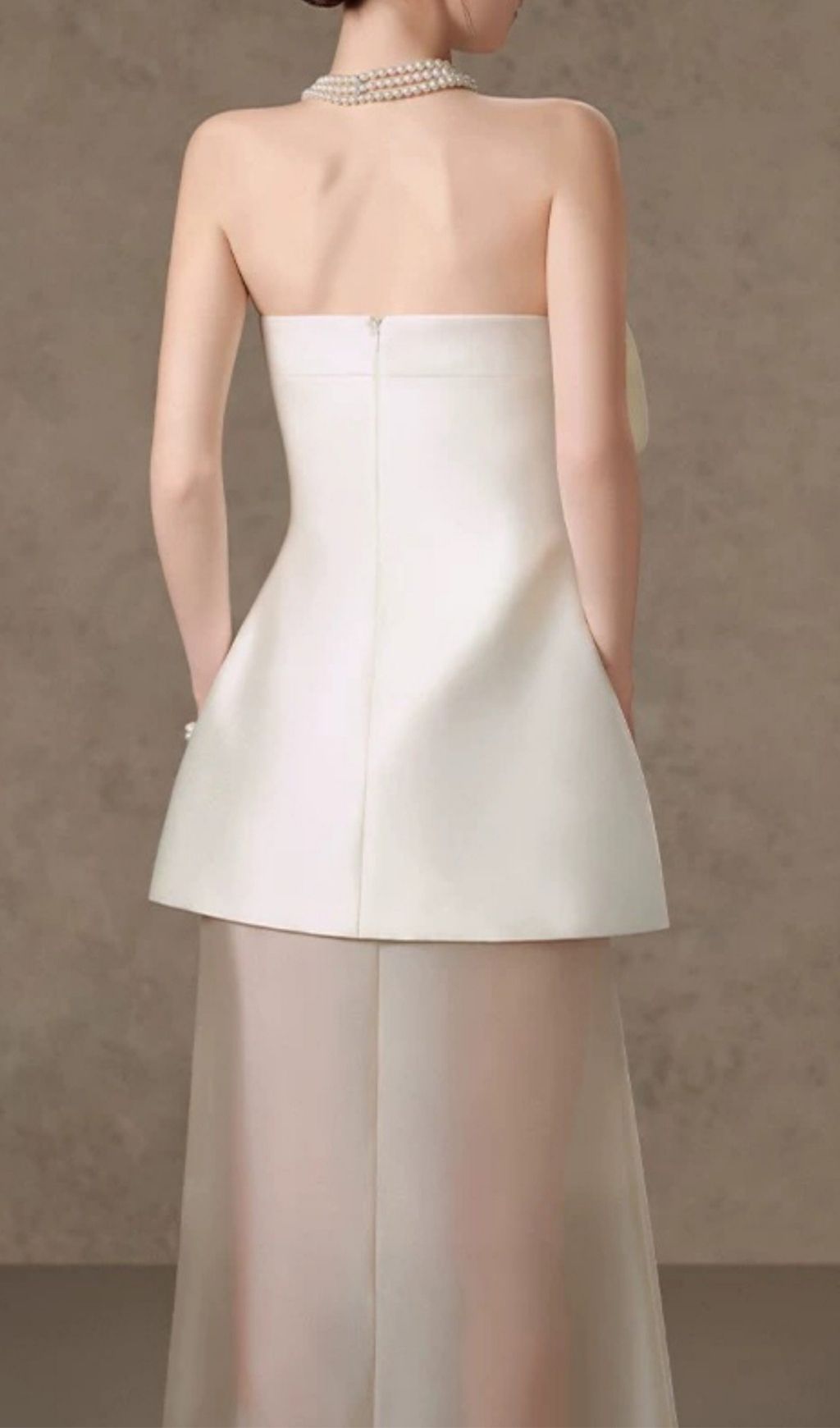 Kansas Strapless Two-Piece Set Flowering Girl