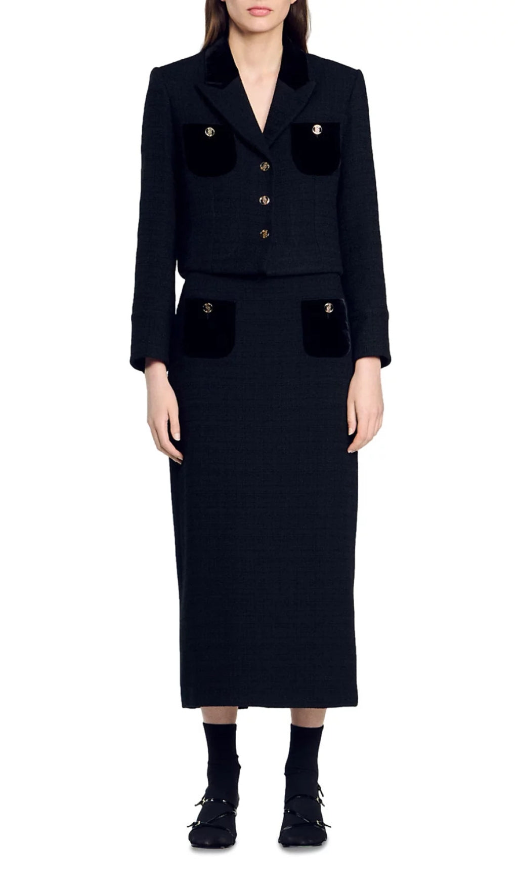 Vic Cropped Blazer Flowering Girl