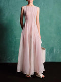 Elva Sleeveless Mesh Maxi Dress Flowering Girl