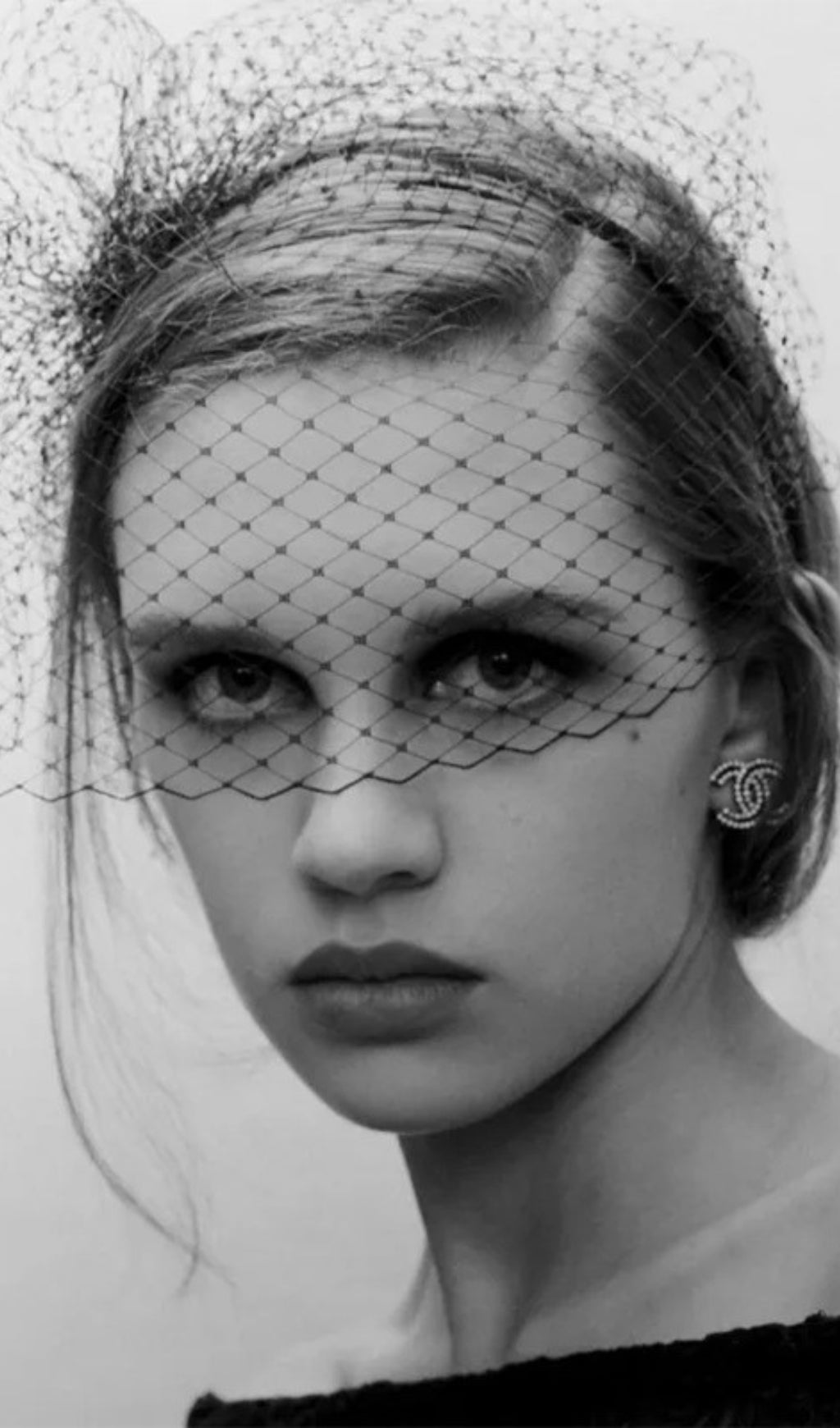Topper Mesh Net Veil Headband Flowering Girl