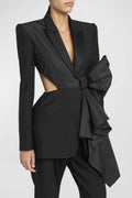 Layla Cut-Out Bow-Embellished Blazer Flowering Girl