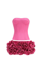 Clegg Pink Corset Flower Two-Piece Set Flowering Girl