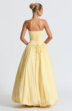 Jillian Maxi Dress - Lemon Flowering Girl