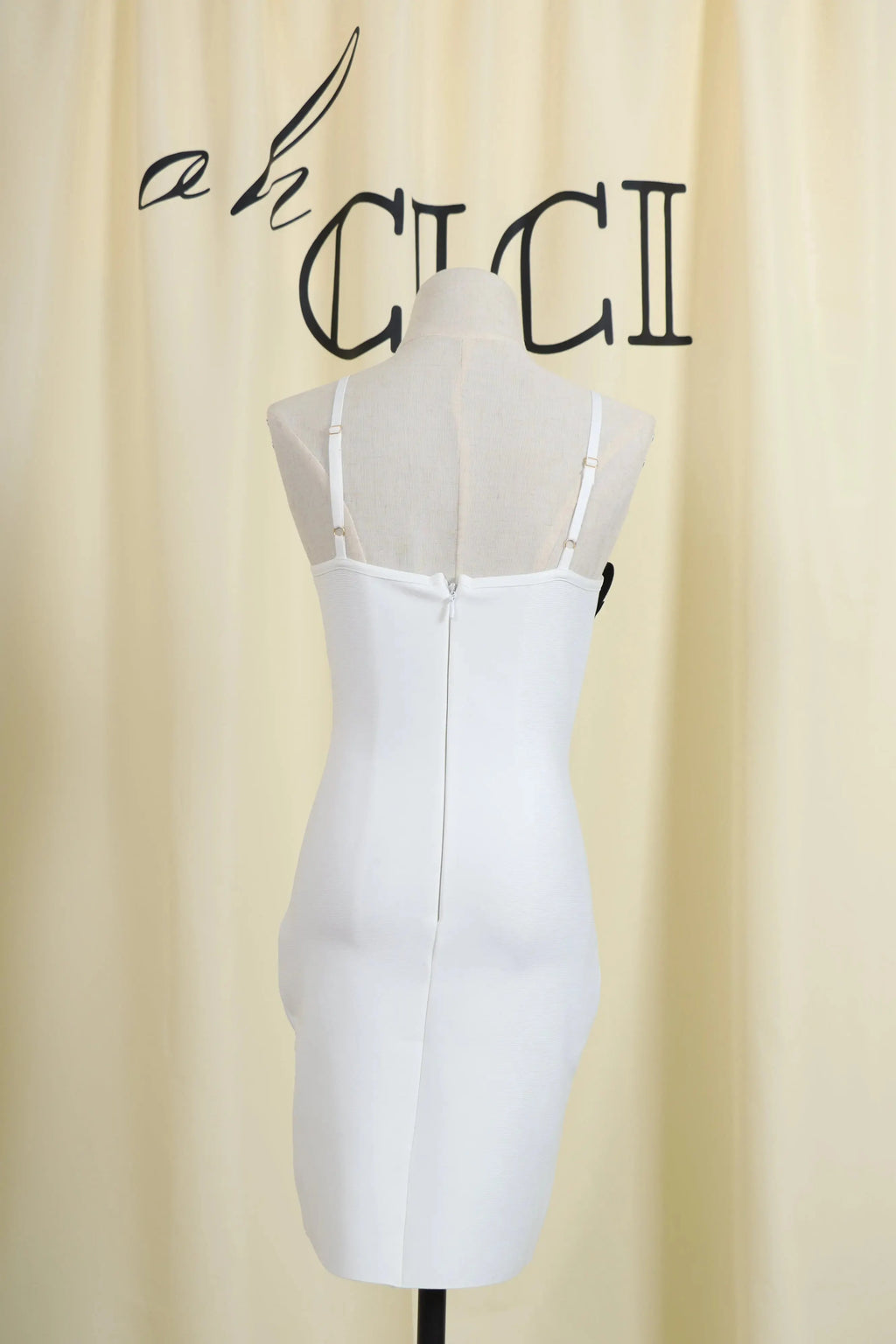 Crystal Flower Bandage Mini Dress Flowering Girl