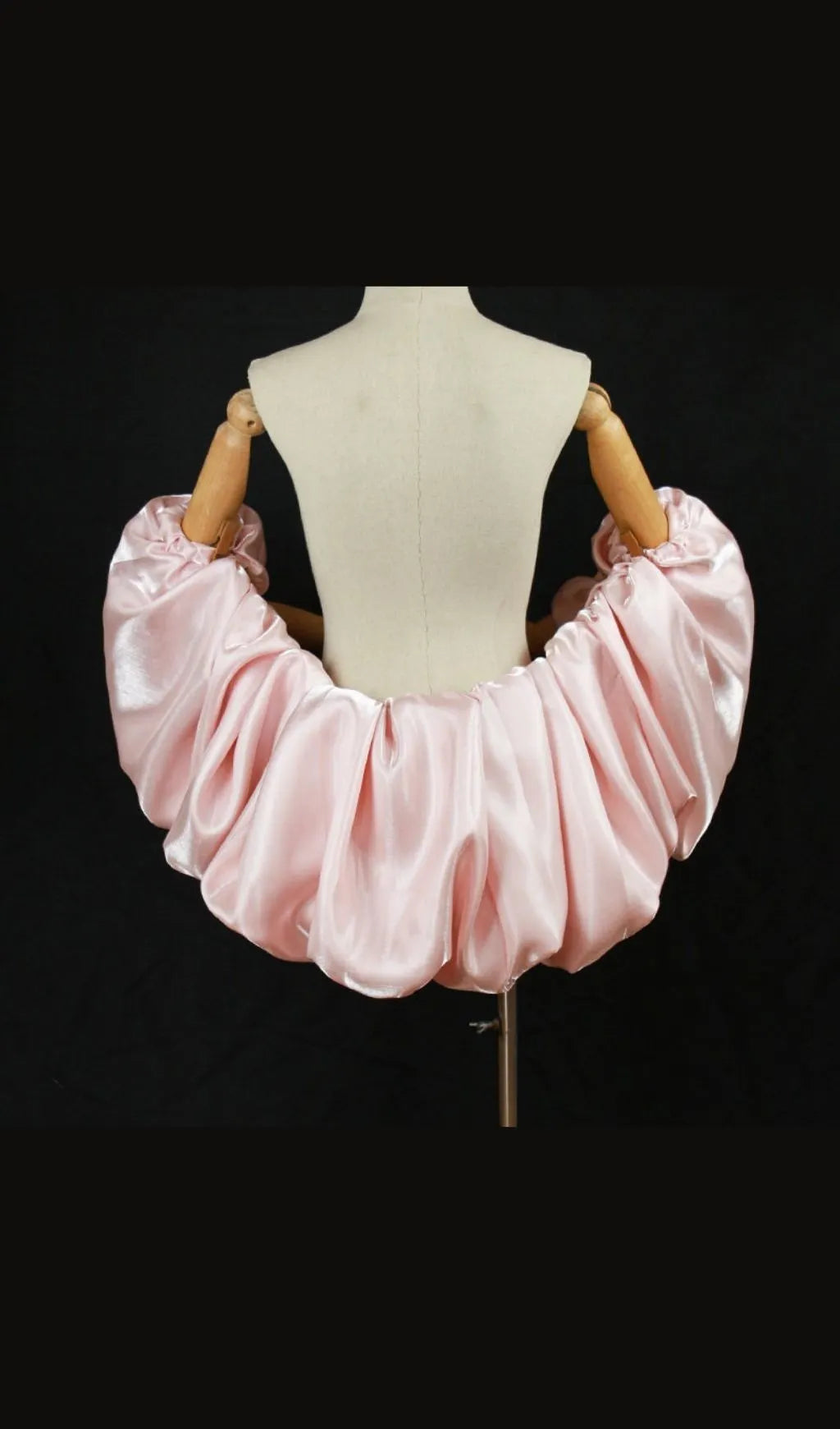 Leen Pink Satin Shawl Flowering Girl