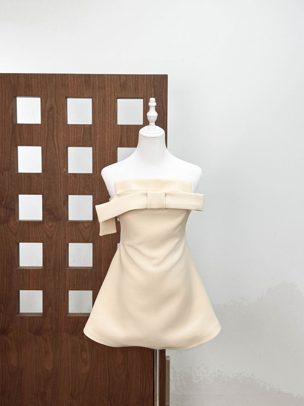 Erelah Strapless Bowknot Mini Dress Flowering Girl