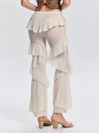 Norvela Ruffle Flare Pants Flowering Girl