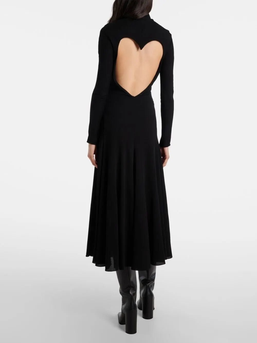 Mariella Black Long Sleeve Maxi Dress Flowering Girl