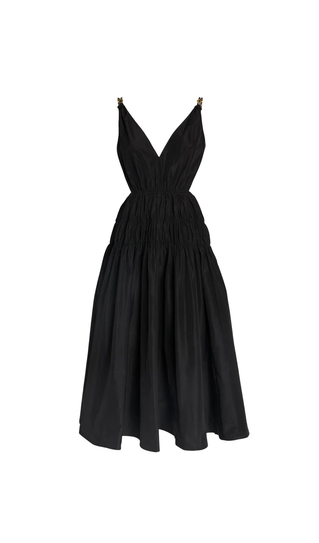 TAFFETA CUTOUT MIDI DRESS Flowering Girl