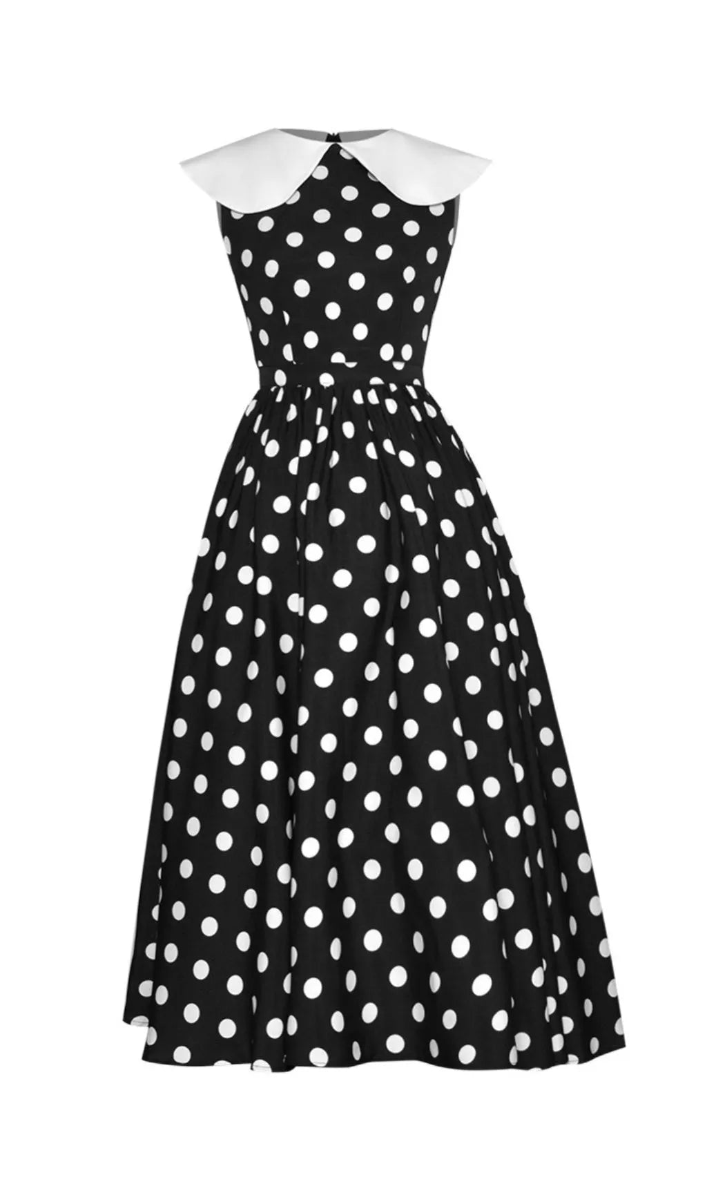 Aminali Dot Midi Dress Flowering Girl