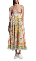 Dasha Strappy Printed Maxi Dress Flowering Girl