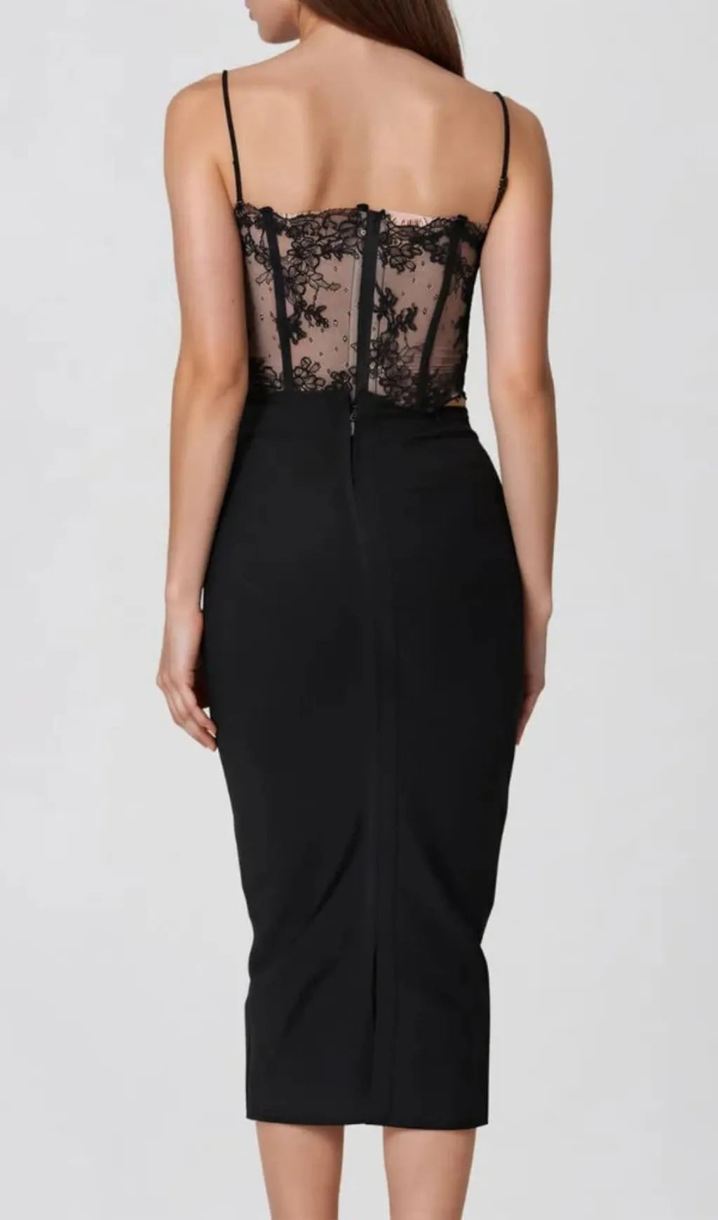 Peylor Spaghetti Lace Top Flowering Girl