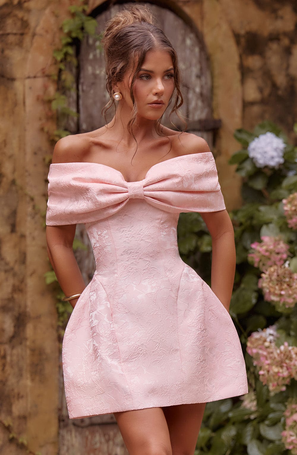 Raquel Mini Dress - Blush Flowering Girl