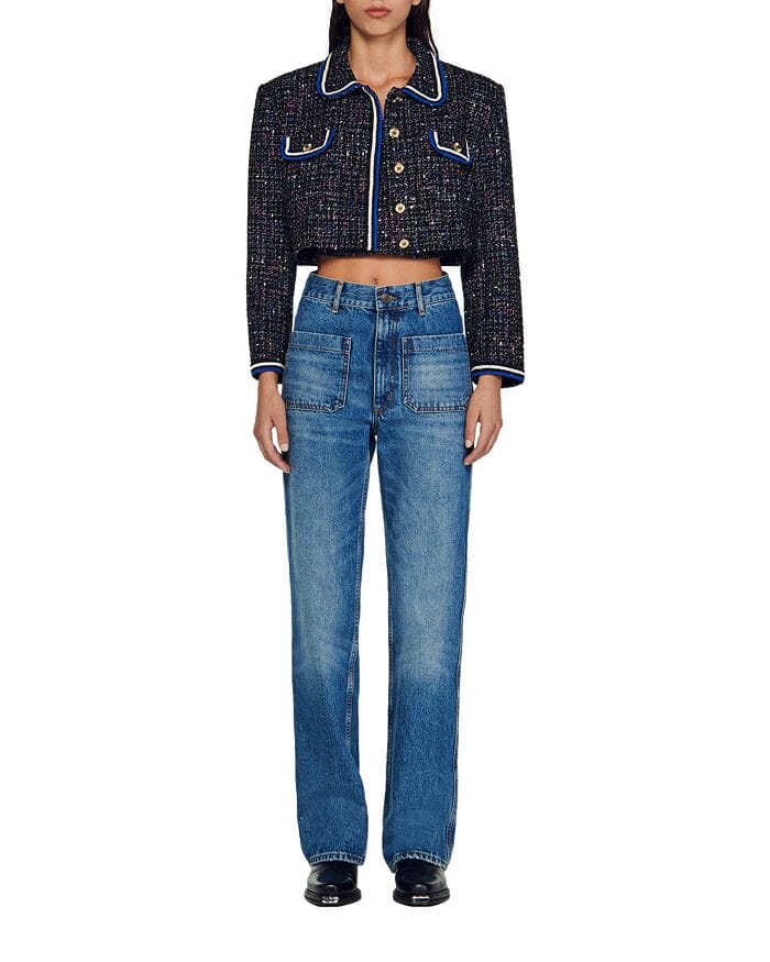 VICKY TWEED CROPPED JACKET Flowering Girl
