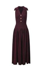 Ribbed Midi Dress Flowering Girl