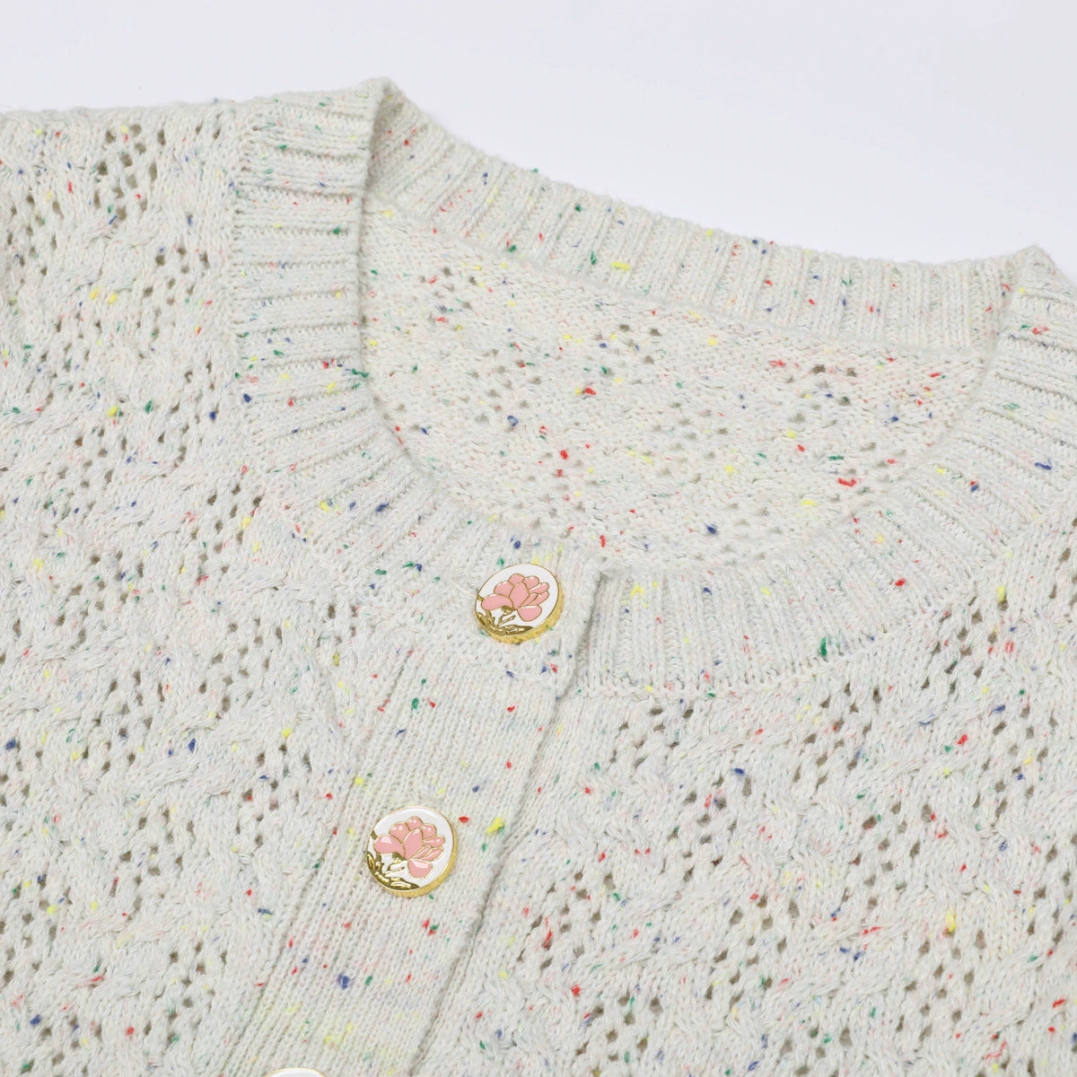 Juliet Floral Button Cardigan Flowering Girl