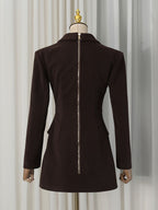 Murray Coffee Corset Skirt Set