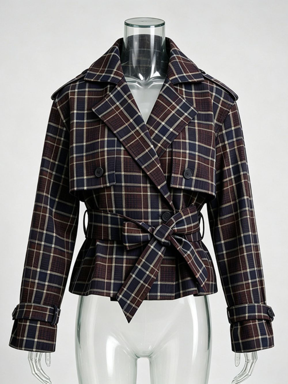 Moira Checkered Jacket