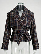 Moira Checkered Jacket