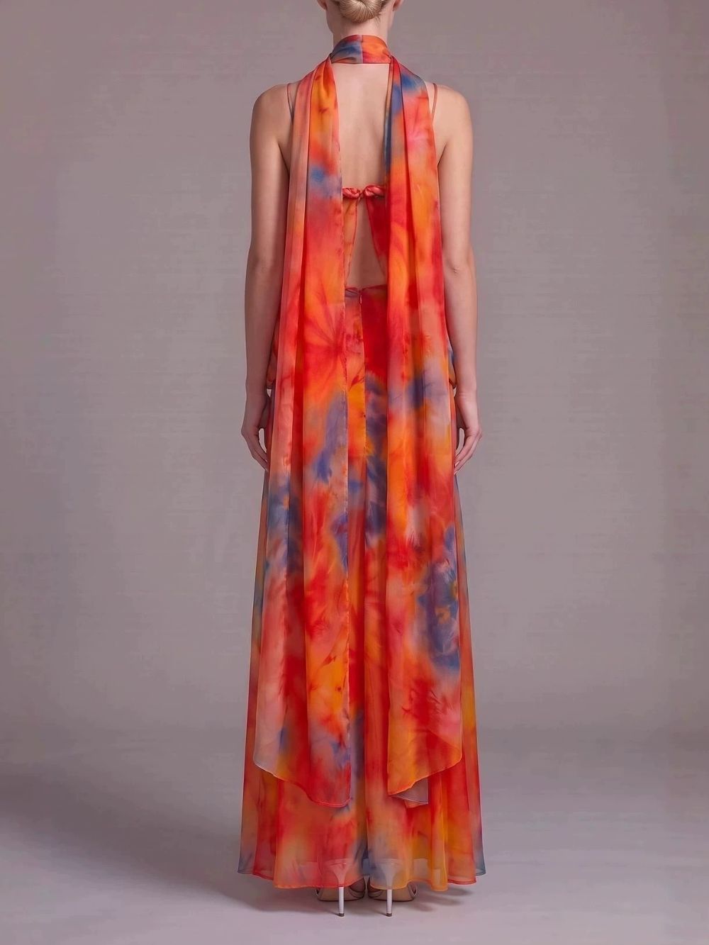Myla Spaghetti Printed Maxi Dress