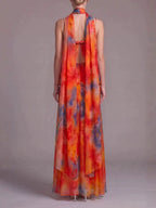 Myla Spaghetti Printed Maxi Dress