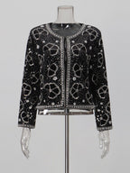 Mitzi Black Beaded Embellished Jacket