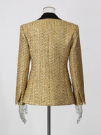 Miyu Gold Blazer