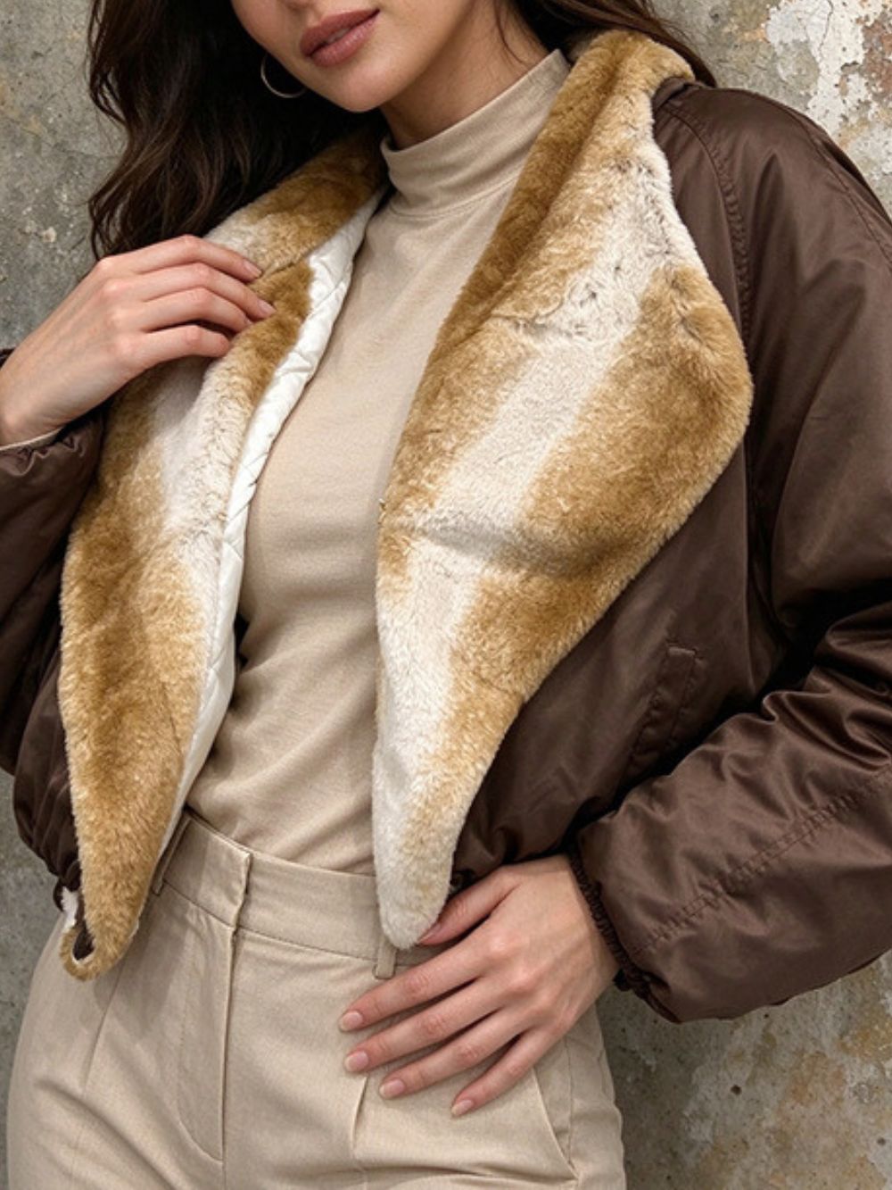 Myrna Brown Padded Jacket