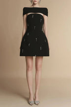 A-Line Sleeveless Polyester Mini Dress Flowering Girl