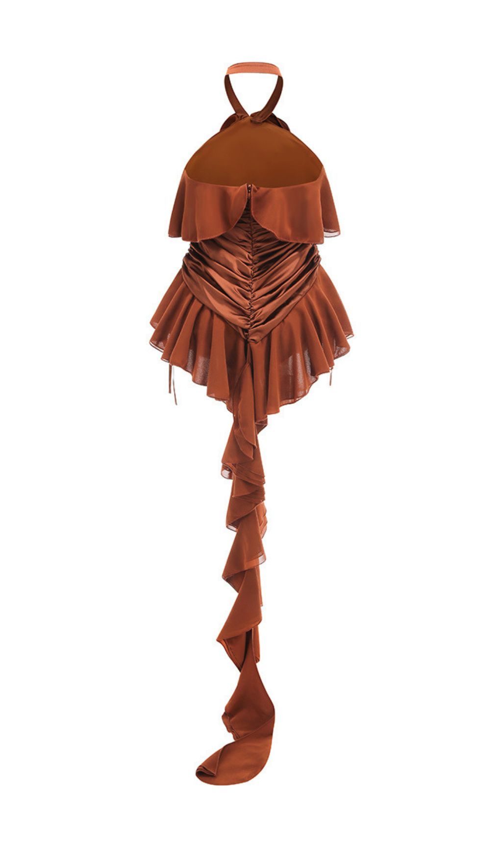 Jerom Halter Flower Ruched Dress Flowering Girl