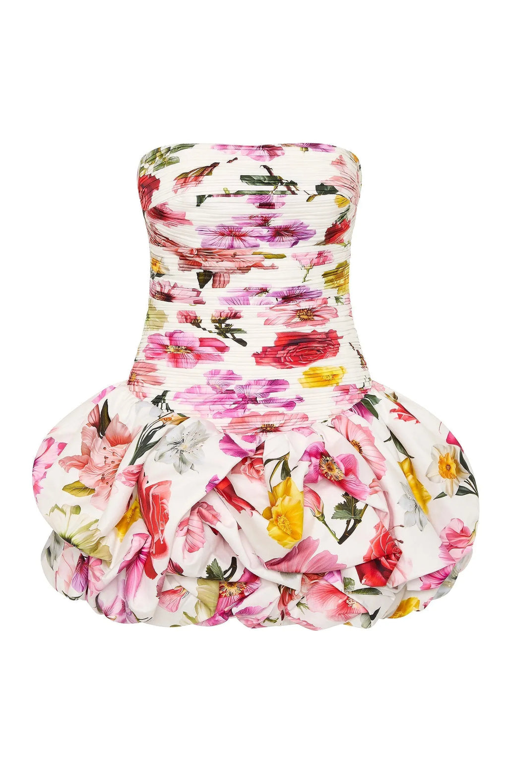 Violette Bubble Hem Mini Dress Flowering Girl