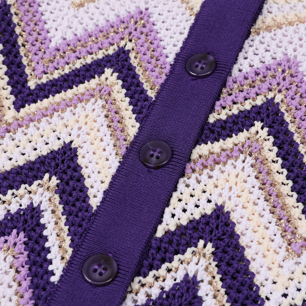 Geoff Knit Cardigan Flowering Girl