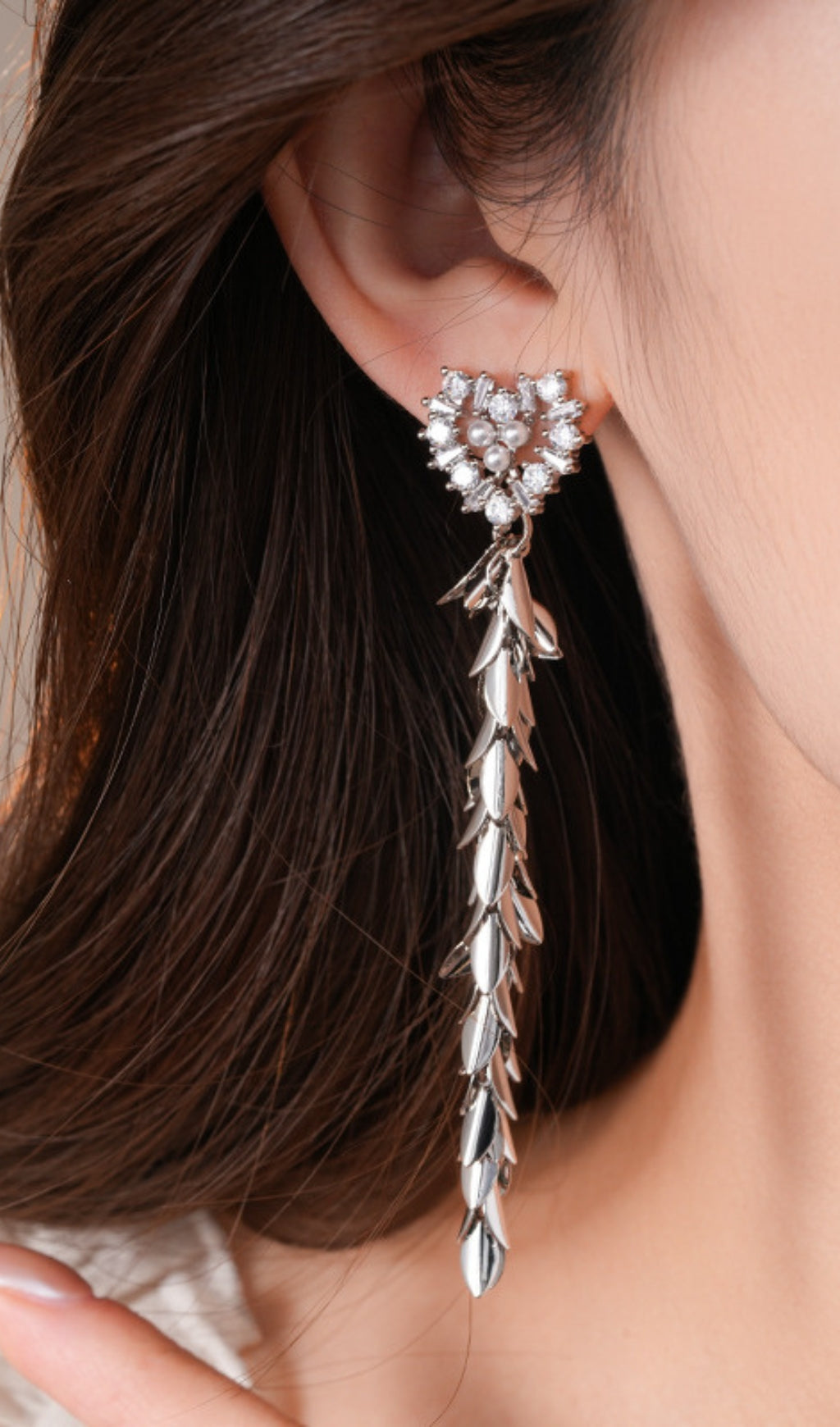 Dai Heart Earrings Flowering Girl